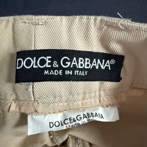 Dolce & Gabbana Capri Pants, khaki, size 4 to 6 - Picture 4 of 10